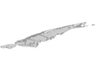 New York Long Island 3D Model