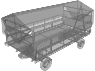 Baggage Trolley FRANKE 3D Model