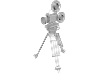 Film Projector 3D Model