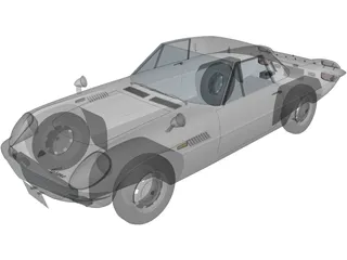 Mazda Cosmo Sport (1968) 3D Model