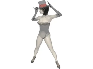 Woman Domenika 3D Model
