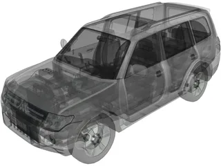 Mitsubishi Pajero (2008) 3D Model