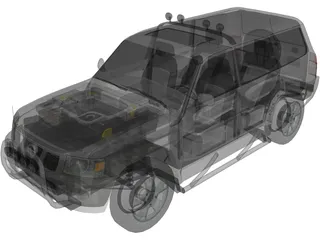Nissan Patrol (2005) 3D Model
