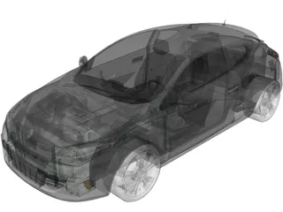 Renault Megane (2009) 3D Model