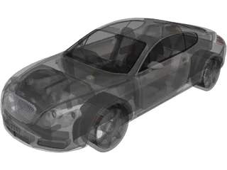 Bentley Continental GT Coupe 3D Model
