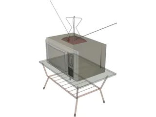 Old TV 3D Model