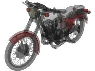 Harley-Davidson Motorcycle 3D Model