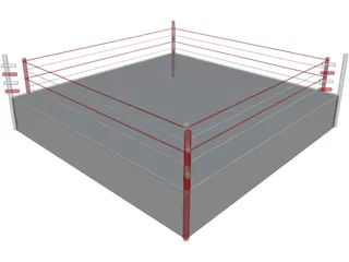 Boxing Ring 3D Model