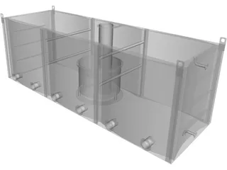 Condenser Sump Tank 3D Model