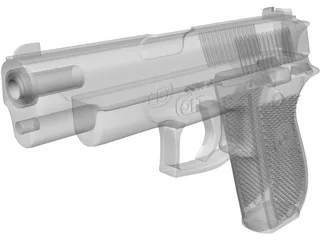 Colt Double Eagle 3D Model