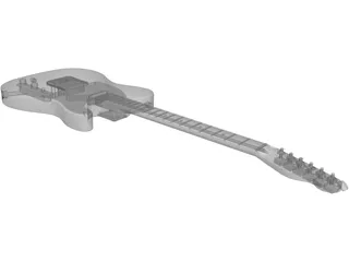 Guitar Fender Telecaster 3D Model