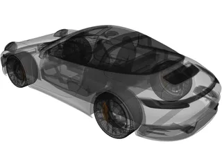 Porsche 911 Targa (2019) 3D Model