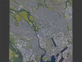 Cardiff City, UK (2022) 3D Model