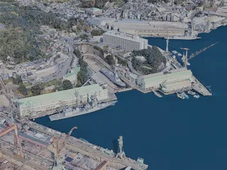Nagasaki City, Japan (2023) 3D Model