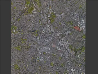 Wolverhampton City, UK (2022) 3D Model