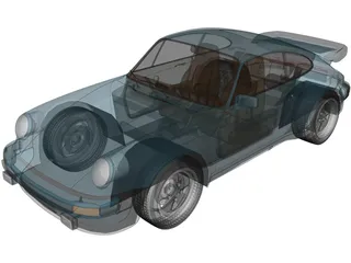 Porsche 911 [930] Turbo (1975) 3D Model