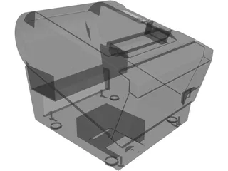 Printer Fax 3D Model