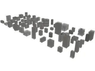 Buildings Collection 3D Model