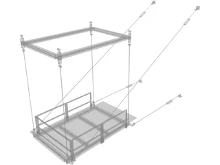 Hoisting Platform 3D Model