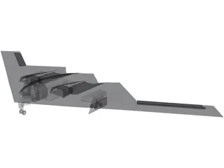 B-2 Bomber 3D Model