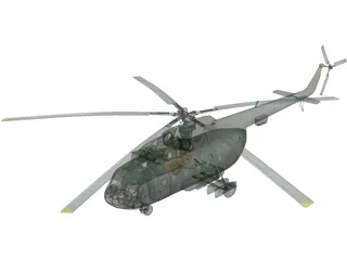 Mil Mi-8MT Hip 3D Model