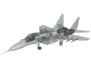 MiG-29A 3D Model