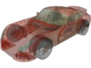 TVR Sagaris (2006) 3D Model