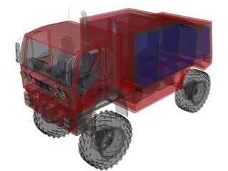 Rally Truck 3D Model
