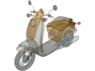 Scooter Vespa 3D Model