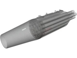UB-16-M57-UMP Rocket Pod 3D Model