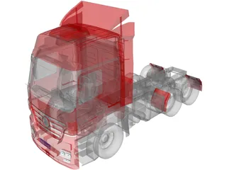 Mercedes-Benz Axor 2046 3D Model