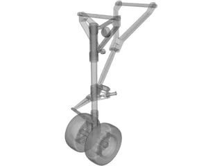 Landing Gear Nose 3D Model