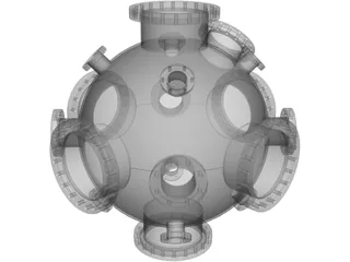 Vacuum Chamber 3D Model