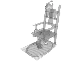 Electric Chair 3D Model