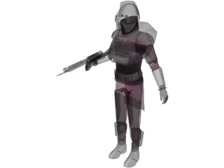 Cylon Classic 3D Model