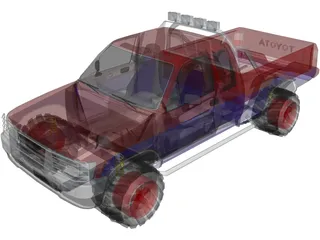 Toyota Hilix SURF Sport 3D Model