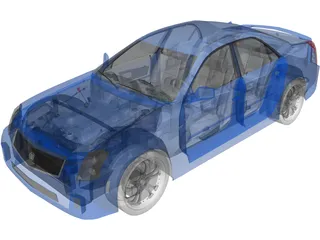 Cadillac CTS 3D Model