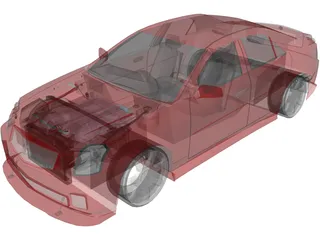 Cadillac CTS [Tuned] 3D Model