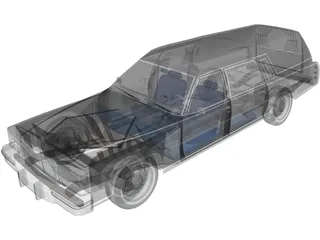 Cadillac Hearse 3D Model