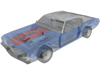 Chevrolet Chevelle SS (1972) 3D Model