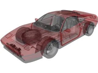 Ferrari 328 GTS (1985) 3D Model