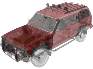 Jeep Grand Cherokee (1985) 3D Model
