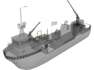 SeaWolf D3C 3D Model