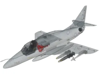 A-4 Skyhawk 3D Model