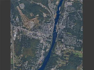 Augusta City, ME, USA (2024) 3D Model