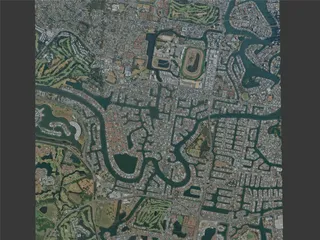 Gold Coast City, Australia (2023) 3D Model