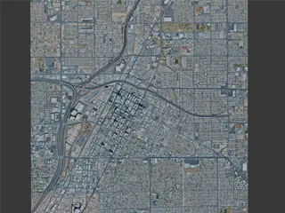 Las Vegas City, Downtown, USA (2024) 3D Model