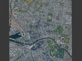 Melbourne City, Australia (2023) 3D Model