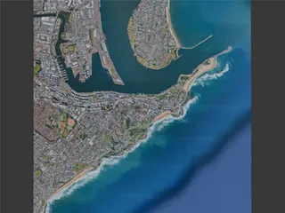 Newcastle City, Australia (2024) 3D Model