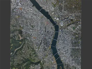 Portland City, OR, USA (2023) 3D Model